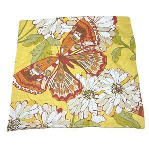 pottery barn butterfly pillow cover Case Linen Blend Spring Summer Cottagecore